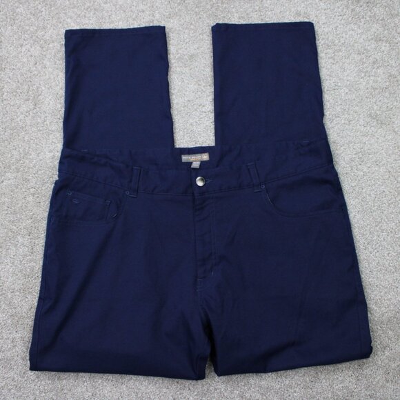 Peter Millar Other - Peter Millar EB66 Pants Mens 38x30 Blue Crown Sport 100% Polyester w/ 30" inseam